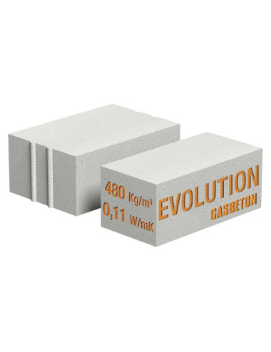 BACCHI GASBETON EVOLUTION BLOCCO IN CLS CELLULARE PER MURATURE INTERNE, ESTERNE E REI