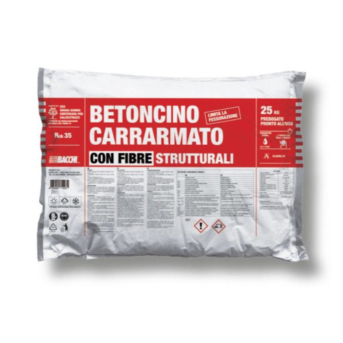 Calcestruzzo R35 fibrato pronto all’uso | Getti strutturali e cls