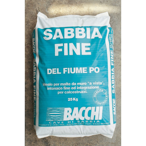 Sabbia silicea fine 0-0,6 mm | Per malte e fughe autobloccanti
