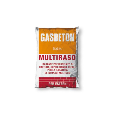 Rasante esterno fibrato MULTIRASO | Idrofugato per GASBETON®