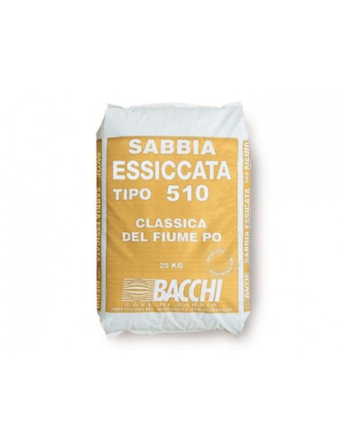 BACCHI SABBIA ESSICCATA SABBIA DI FIUME