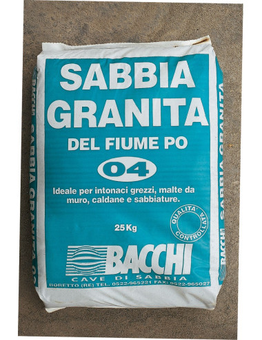 BACCHI SABBIA GRANITA SABBIA DI FIUME