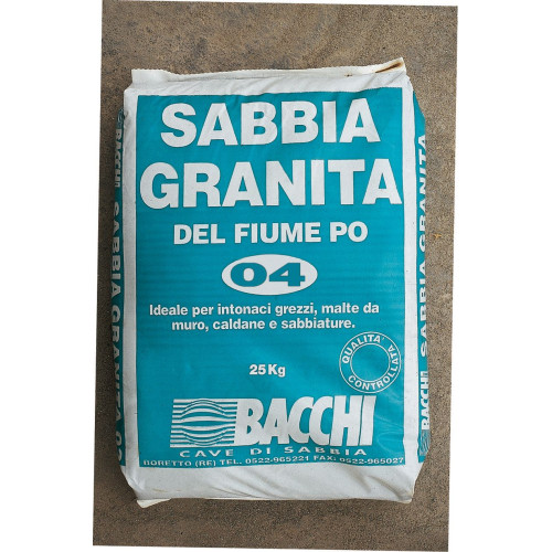 Sabbia granita 0-4 0-5 0-8 mm | Per massetti e sottofondi