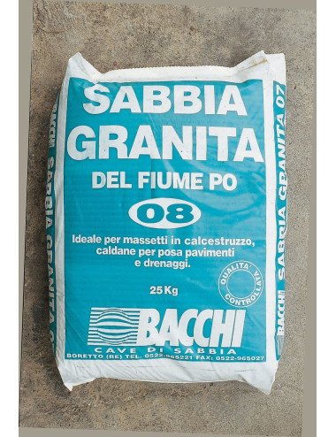 BACCHI SABBIA GRANITA SABBIA DI FIUME