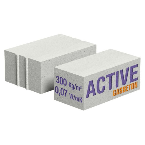 Blocco isolante GASBETON ACTIVE | Muratura monostrato NZEB