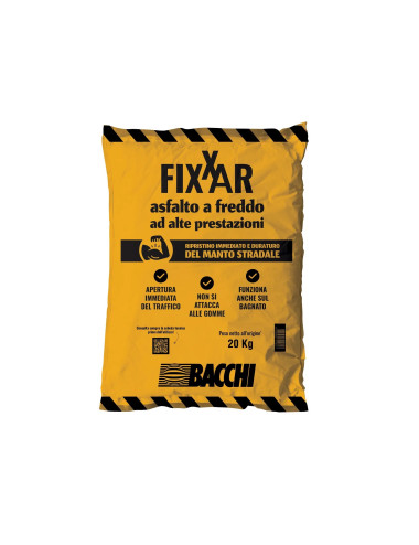 BACCHI FIXXAR ASFALTO A FREDDO AD ALTE PRESTAZIONI