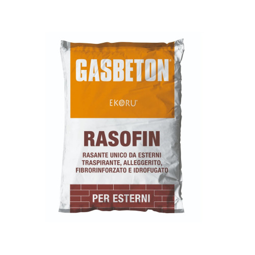Rasante esterno fibrato RASOFIN | Rasatura armata GASBETON