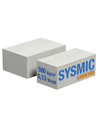BACCHI GASBETON SYSMIC BLOCCO IN CLS CELLULARE PER MURATURE PORTANTI ANTISISMICHE