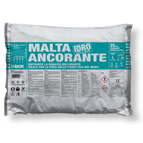 Malta ancorante IDRO M10 per blocchi AAC | Malta anti risalita umidità