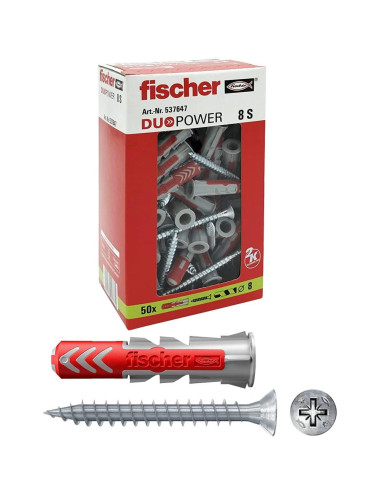 FISCHER DUOPOWER TASSELLO CON VITE 8X40 S