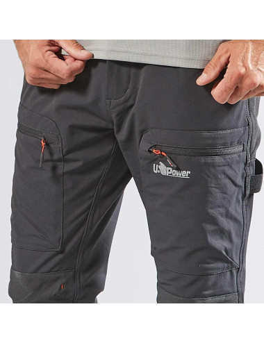 PANTALONI DA LAVORO U-POWER HARMONY GRIGIO ASFALTO