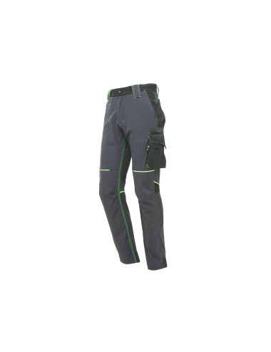 PANTALONI DA LAVORO U-POWER WORLD ASPHALT GREY / GREEN