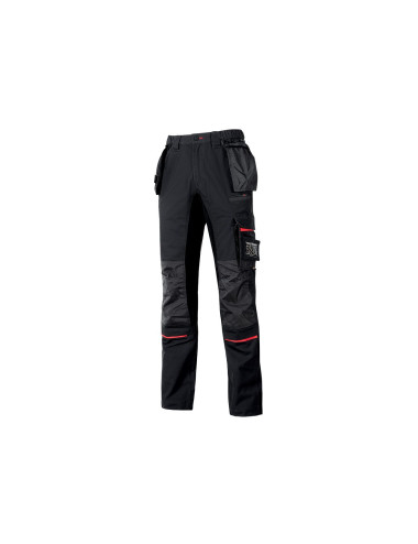 PANTALONI DA LAVORO U-POWER RACE BLACK CARBON