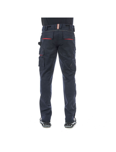 Pantalone da lavoro multitasche con ginocchiere EN 14404