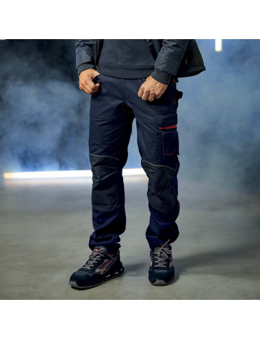 Pantalone da lavoro multitasche con ginocchiere EN 14404