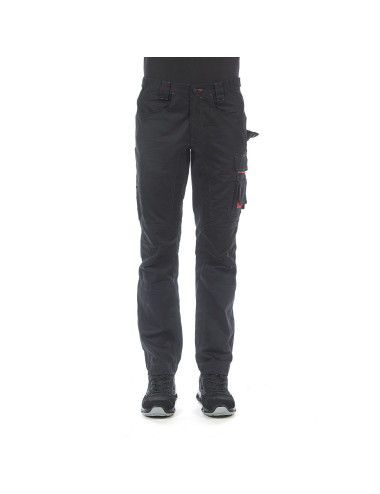 PANTALONI DA LAVORO U-POWER SMILE BLACK CARBON