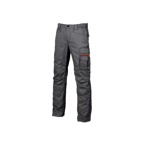 Pantalone da lavoro imbottito con fodera in flanella multitasche