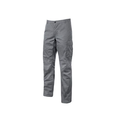 Pantalone da lavoro Slim Fit in cotone elasticizzato effetto délavé