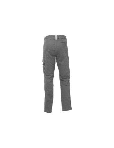 Pantalone da lavoro Slim Fit in cotone elasticizzato effetto délavé