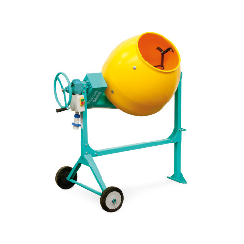 Betoniera Syntesi 140 con Vasca HDPE e Motore Monofase 230V