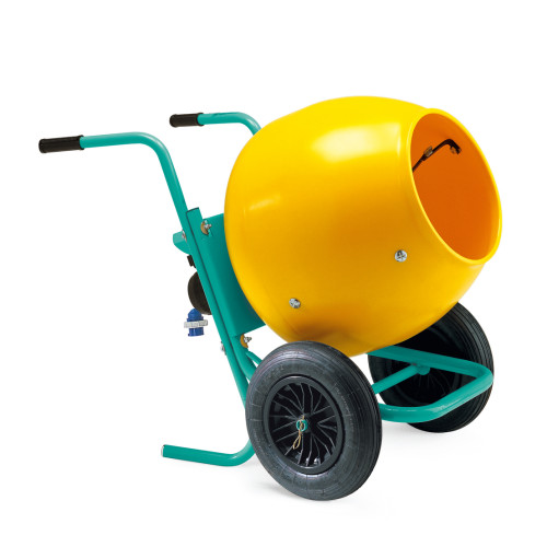 Betoniera Rollbeta 130 HDPE con Motore Monofase 230V da 0,37 kW