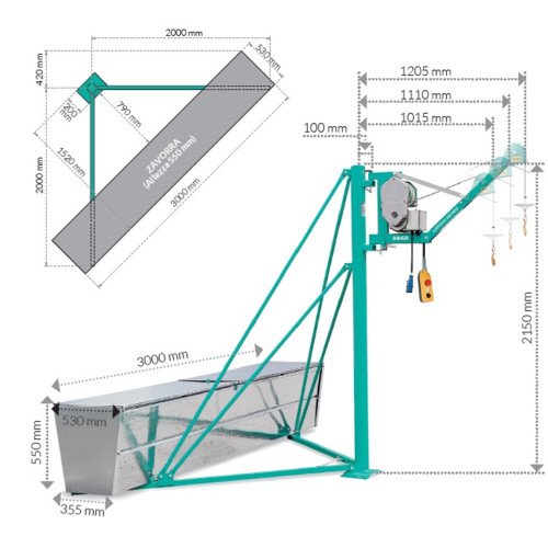 Longarina IMER per Elevatori e Attrezzature da Cantiere