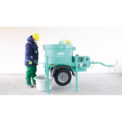 IMER Mix 200 Mescolatrice Monofase 230V 2,5 kW per Edilizia