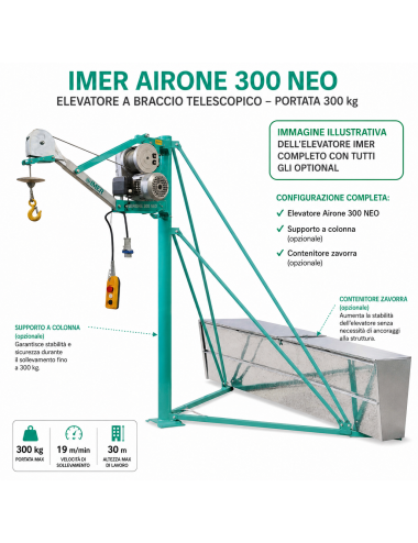 ELEVATORE IMER AIRONE 300 NEO