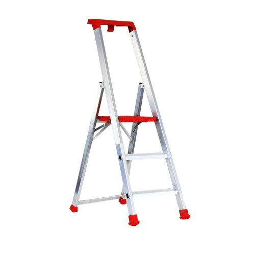 Scala Doppia in Alluminio 3 Gradini con Piattaforma Professionale