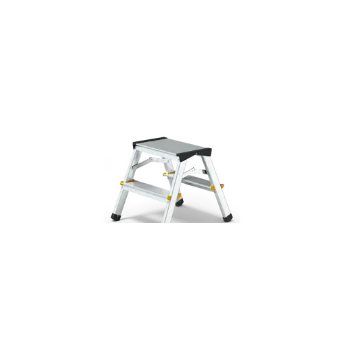 Scaletta in Alluminio 2 Gradini Doppia Salita UNI EN131