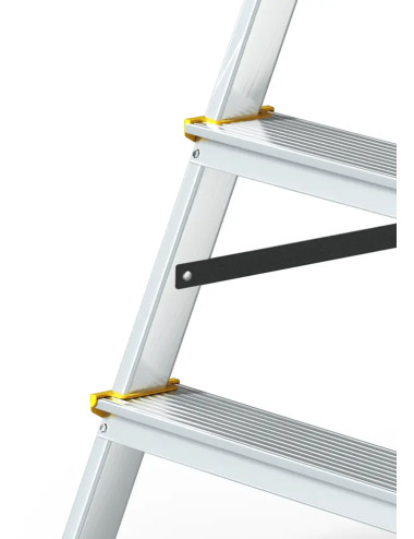 Scaletta in Alluminio 2 Gradini Doppia Salita UNI EN131