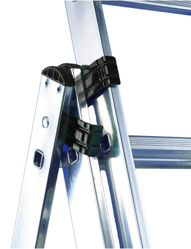 Scala Trasformabile in Alluminio 2 Tronchi 7 Gradini EN131