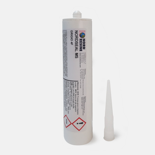 Sigillante MS Grigio Cemento 290 ml Antimuffa per Bagno e Facciate