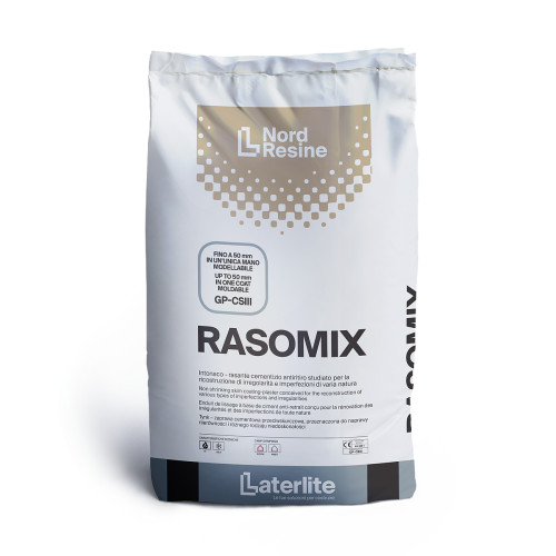 Rasante Intonaco Senza Ritiro 10 Kg per Rasature e Ripristini | Rasomix