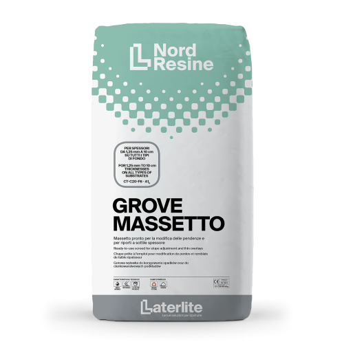 Massetto Premiscelato 25 Kg per Rasature e Pendenze | Grove Massetto