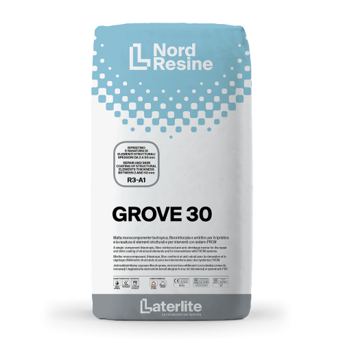 Malta da Ripristino GROVE 30 per Calcestruzzo e Piscine | 25 Kg