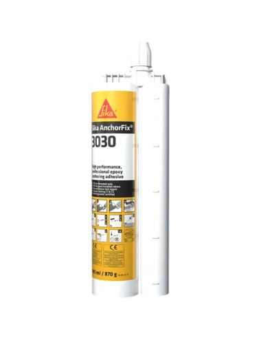 SIKA ANCHORFIX®-3030 ADESIVO EPOSSIDICO PER ANCORAGGI CHIMICI AD ELEVATE PRESTAZIONI, PER CARICHI SISMICI IN CLASSE C1 E C2