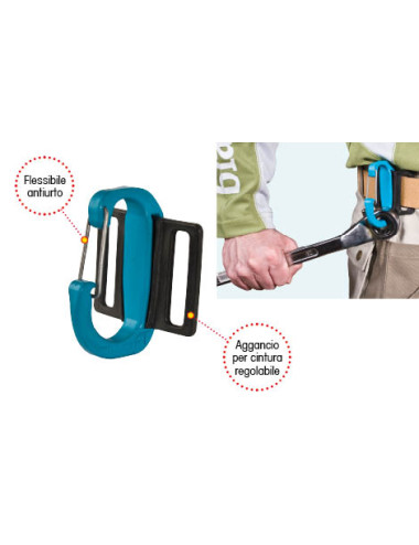 FTSPA Portachiavi per Ponteggio Portata 5 Kg