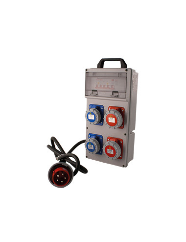 FT QUADRODA CANTIERE A NORMA CEI EN 61439-4 2 PRESE 220V – 2 PRESE 380 V IP 67
