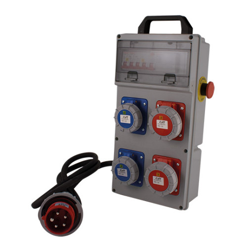 FT Quadro da Cantiere con Pulsante Emergenza 220V 380V IP67 11 kW