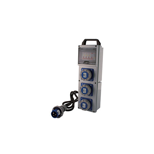FT Quadro Portatile da Cantiere 3 Prese 220V IP67 3,5 kW