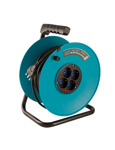 FT AVVOLGICAVO TERMOPLASTICO CON CAVALLETTO METALLICOA NORMA CEI EN 61247