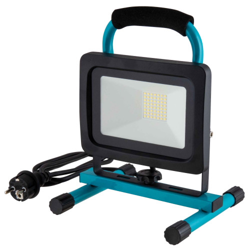 FT Faretto LED 50W IP65 4200 Lumen con Cavalletto in Acciaio