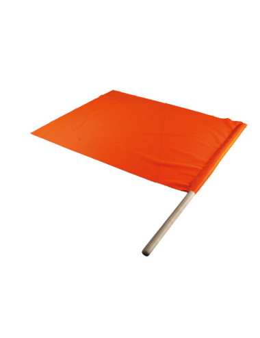 FT BANDIERA SEGNALETICA ROSSO FLUO M/LEGNO