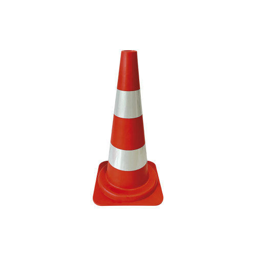 FT Cono Stradale in Polietilene H53 cm per Segnalazione e Delimitazione