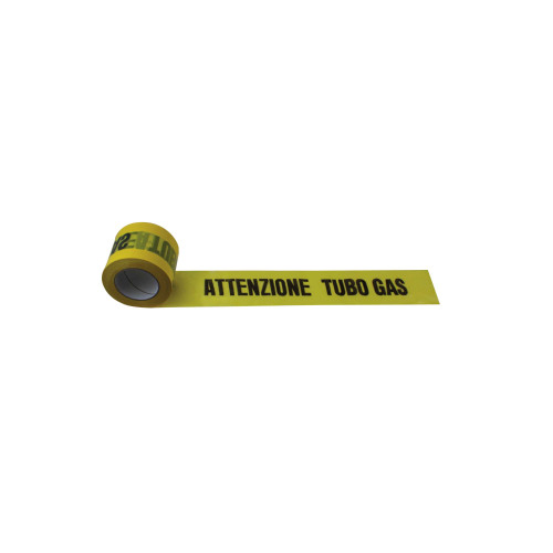 FT Nastro di Segnalazione Sotterranea Tubo Gas 200 m x 10 cm