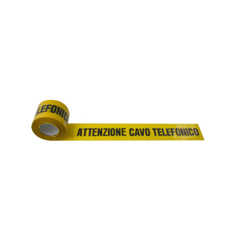 FT Nastro di Segnalazione Sotterranea Cavo Telefonico 200 m x 10 cm
