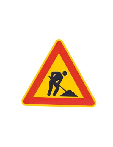 FT TRIANGOLO LAVORI IN CORSO CON PELLICOLA RINFRANGENTE