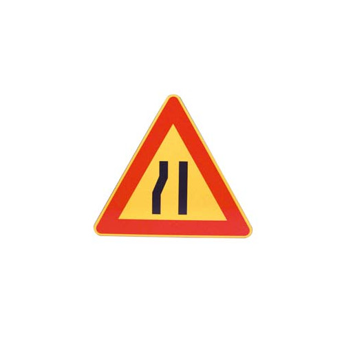 FT Triangolo Strettoia Asimmetrica a Sinistra con Pellicola Rifrangente