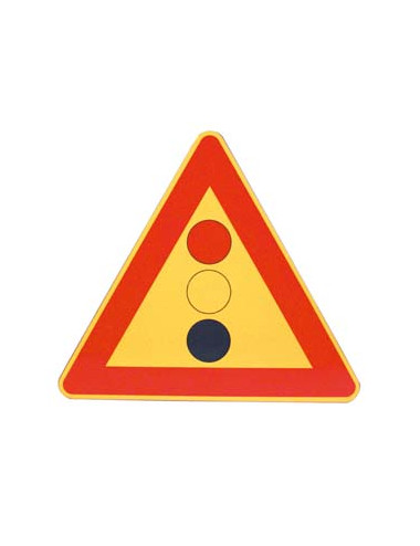 FT TRIANGOLO INDICATORE DI SEMAFORO CON PELLICOLA RINFRANGENTE